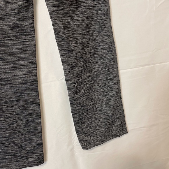 Space Dye Gray Athletic Yoga Pants with Black Trim - Picture 8 of 10
